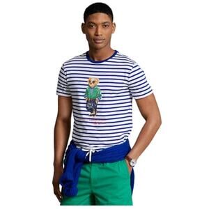 Polo Ralph Lauren Polo Bear Striped Tee – Rare – Men’s M – Vintage GUC